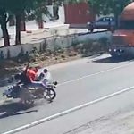 Vivos de milagro tras chocar de frente en una carretera de Guatemala
