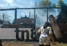 Vigilancia y verificación de incendios en Nicaragua al 28 de marzo del 2023 Foto: Incendio devora dos viviendas en Diriamba / TN8