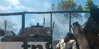 Foto: Incendio devora dos viviendas en Diriamba / TN8