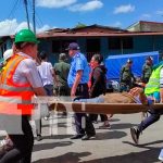 Exitoso ejercicio multiamenaza en Distrito I.I de Managua Exitoso ejercicio multiamenaza en Distrito I.I de Managua