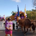 Más de cien familias salen de Masaya al santuario de Jesús del rescate en Rivas