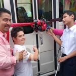 Foto: Escuela especial de Matagalpa recibe bus / TN8