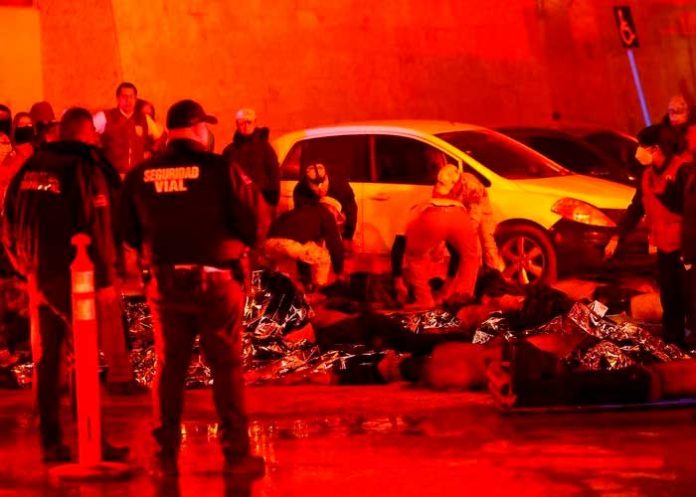 mexico1 Migrantes exigen justicia tras mortal incendio en México¡