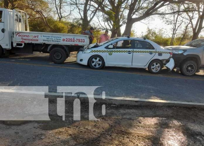 Foto: Choque múltiple en San Fernando, Nueva Segovia / TN8