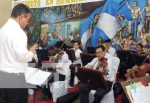 Foto: Orquesta para honrar a mujeres en Jinotepe, Carazo / TN8