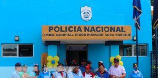 Inauguran moderno puesto policial en el empalme de Alamikamba en Rosita