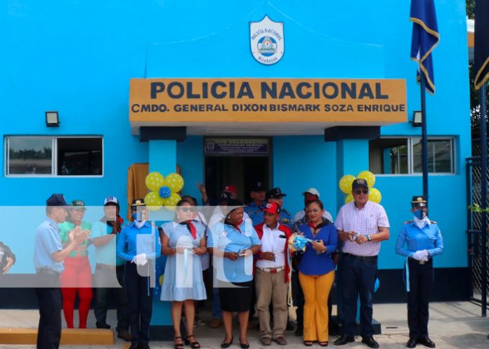 policia3 Inauguran moderno puesto policial en el empalme de Alamikamba en Rosita