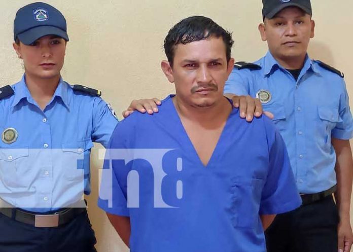 Foto: Captura de hombre por homicidio en El Rama, Caribe Sur / TN8