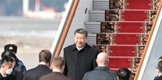 El presidente de China, Xi Jinping, llegó a Moscú como aliado importante de Putin