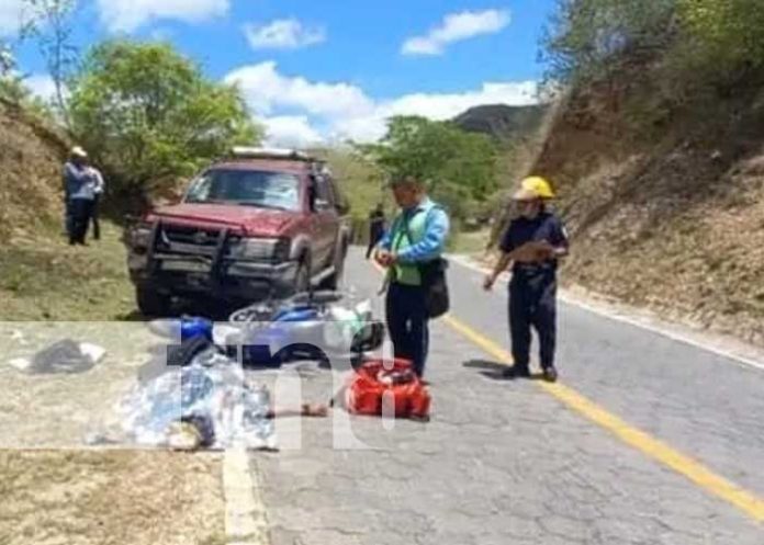 Foto: Mortal accidente de tránsito en Ocotal / TN8