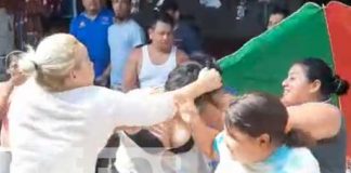 Foto: Pleito de mujeres comerciantes en el mercadito de Tipitapa / TN8