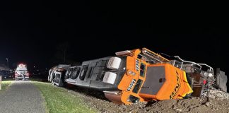 Tren de carga se vuelca en Washington, Estados Unidos