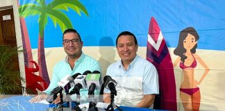 Foto: Conferencia de prensa del INTUR y MEFCCA en Nicaragua / TN8