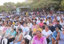 Foto: Bienvenida en la UNAN-León para el año lectivo 2023 / TN8
