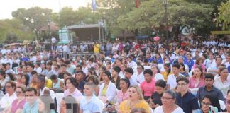 Foto: Bienvenida en la UNAN-León para el año lectivo 2023 / TN8