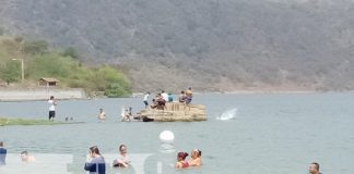 Xiloá recibe a muchas familias durante este fin de semana