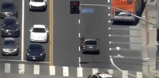 Foto: Al estilo GTA un sospechoso asesino protagoniza una persecución policial en Los Ángeles / Cortesía