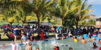 Foto: Familias de Jalapa despiden las vacaciones con un «Chapuzón» / TN8