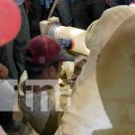 Rescatan con vida a pequeño minero soterrado en Santo Domingo, Chontales