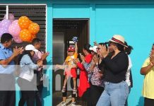 Autoridades de Somoto, Madriz entregan 3 viviendas a familias sin recursos