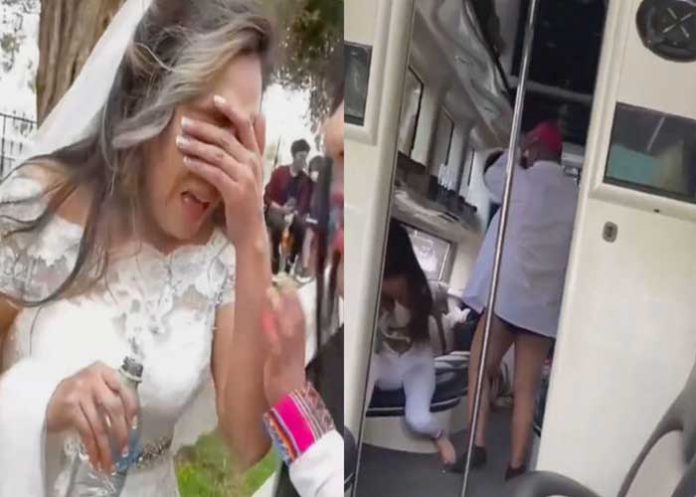 Hombre echa su último polvo minutos antes de su boda y novia lo encuentra