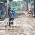 El programa Calles para el pueblo, llega hasta el barrio Villa Austria, Managua