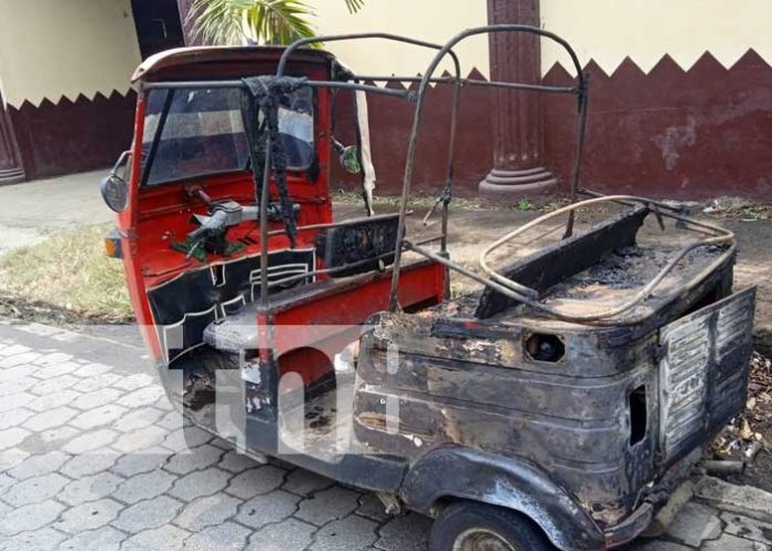 1 Cadete se queda sin su herramienta de trabajo al quemarse su caponera