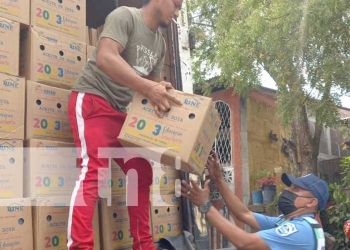 Segunda entrega de merienda escolar en el municipio de Boaco