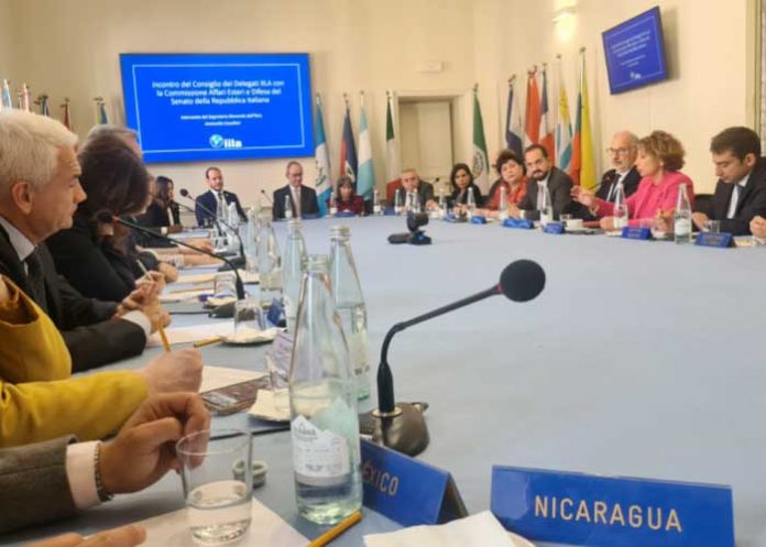 17 Nicaragua participa en la Comisión Exteriores y de Defensa del Senado de la República Italiana