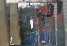 Video: ¡Salvado por la cuerda! Terrible momento se llevaron dos hombres por un vientazo Video: ¡Salvado por la cuerda! Terrible momento se llevaron dos hombres por un vientazo