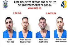 Policía Nacional en Jinotega capturó 13 delincuentes de alta peligrosidad