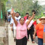Foto: Entregan 100 metros de andenes peatonales a pobladores de Siuna / TN8