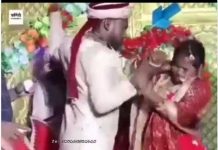 VIDEO: Pareja destornillada luego del «Si, acepto» se repartieron golpes Pareja de recién casados se pelean tras darse el “sí, acepto”