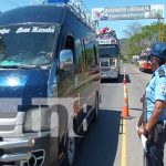 Matagalpa intensifica campaña para reducir accidentes de tránsito Agentes de tránsito refuerzan campaña para reducir los accidentes en Matagalpa.