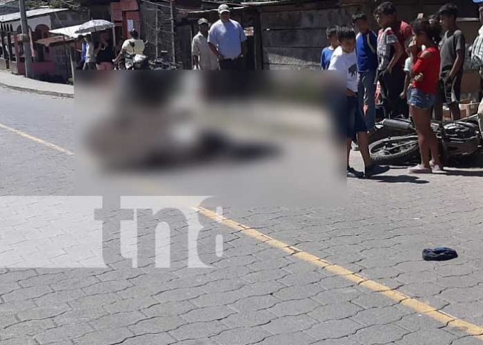 2 Persona de la tercera edad muere atropellado por un motorizado en la Dalia, Matagalpa