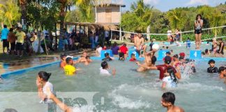 Foto: Familias de Jalapa despiden las vacaciones con un «Chapuzón» / TN8