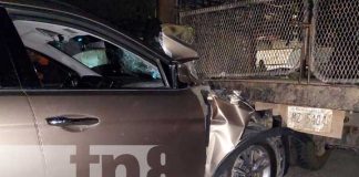 Foto: Fuerte colisión entre vehículos deja daños materiales en accidente de tránsito en Somoto / TN8