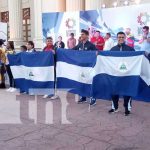 Autoridades de Nicaragua realizaron el abanderamiento de la participación en los V juegos del ALBA Foto: Autoridades de Nicaragua realizaron el abanderamiento de la participación en los V juegos del ALBA / TN8