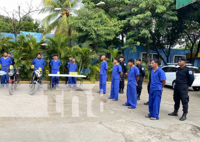 En Masaya y Chinandega la policía pone tras las rejas a sujetos