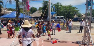 Foto: Promotoría Solidaria promueve unión familiar en la rotonda de Las Peñitas / TN8
