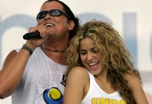 Fans malinterpretan mensaje que Shakira le escribió a Carlos Vives