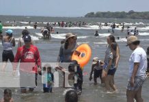 Foto: Familias de diferentes partes del país disfrutan del fin de semana largo en Rivas / TN8