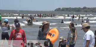 Foto: Familias de diferentes partes del país disfrutan del fin de semana largo en Rivas / TN8