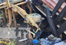 Fuerte llamas reducen a ceniza vivienda en la ciudad de León 