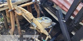 Fuerte llamas reducen a ceniza vivienda en la ciudad de León 