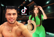 Foto: Salma Flores y su pareja Junior Rodríguez