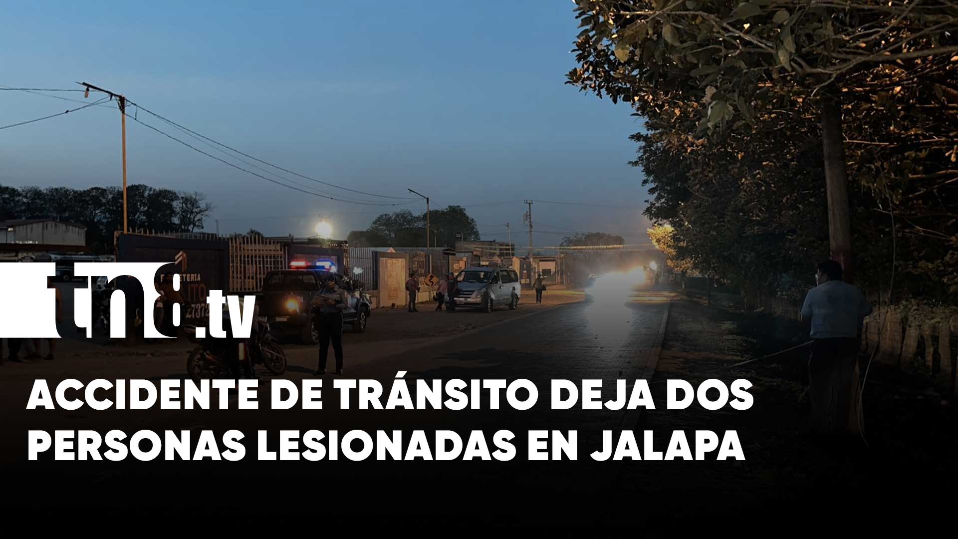 Conductor provoca accidente vial y se da a la fuga en Jalapa | TN8.ni