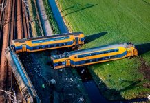 Terrible accidente ferroviario dejó más de 30 heridos en Países bajos