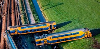 Terrible accidente ferroviario dejó más de 30 heridos en Países bajos