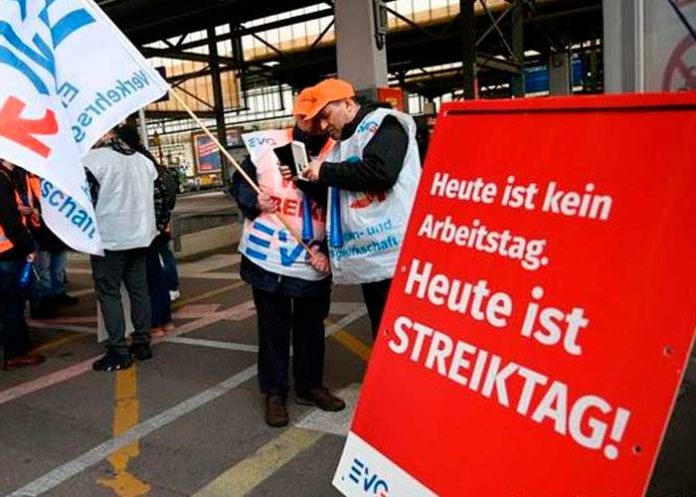 alemania2 Exigiendo mejores salarios trabajadores el sector transporte inicia huelga en Alemania